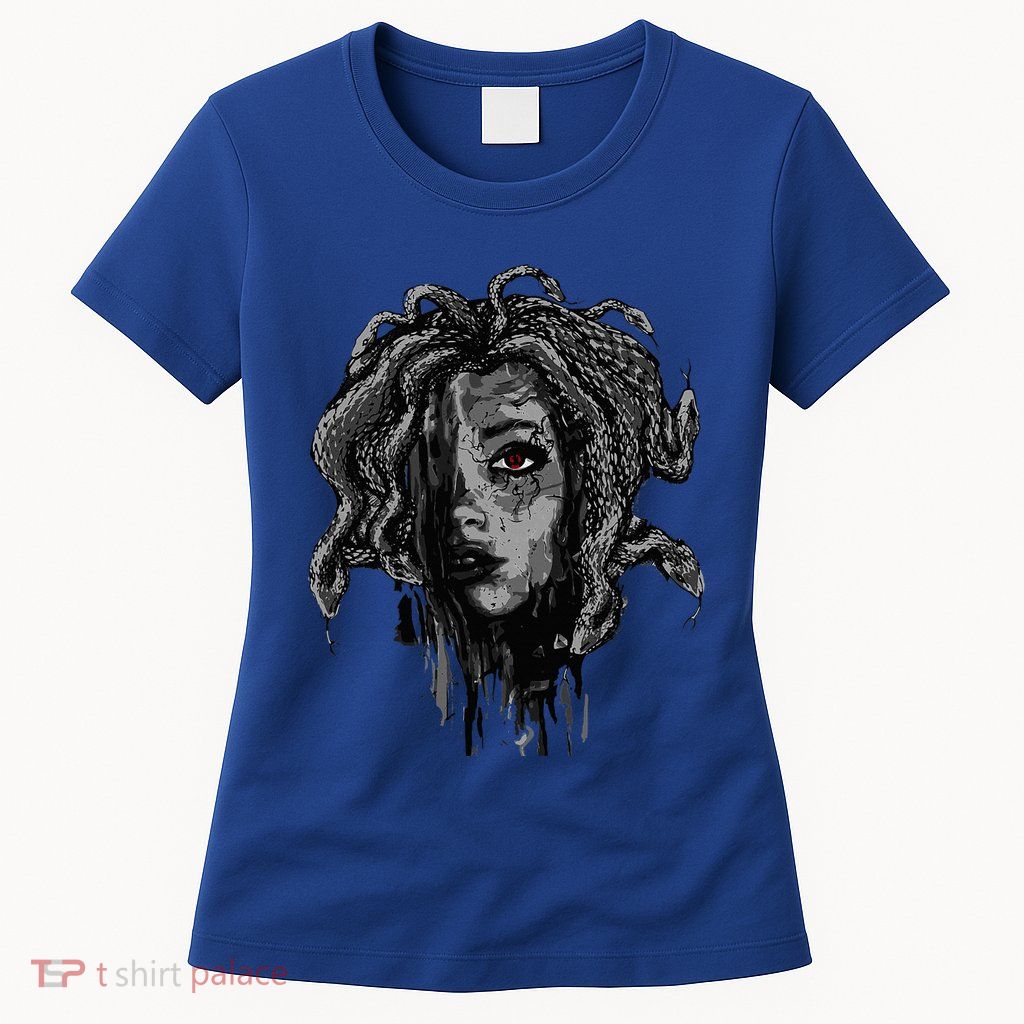 Mythical Creature Medusa Greek Mythology Gorgons Womens T-Shirt