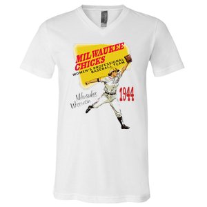 Milwaukee Chicks V-Neck T-Shirt