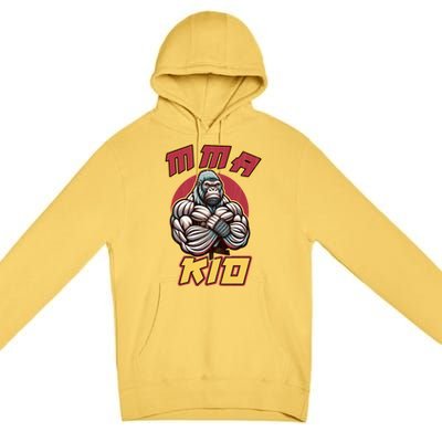 Mma Cool Mixed Martial Arts Gift Premium Pullover Hoodie