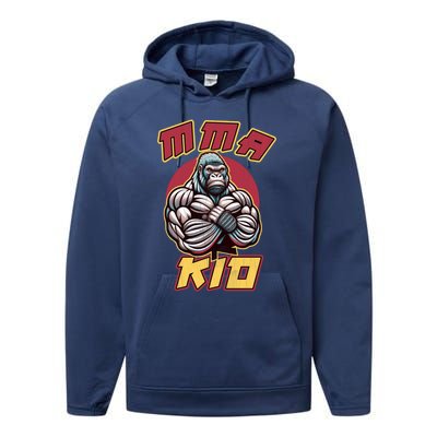 Mma Cool Mixed Martial Arts Gift Performance Fleece Hoodie