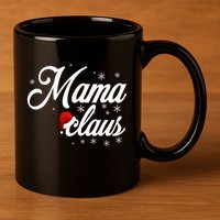 Mama Claus 11oz C Handle Ceramic Mug