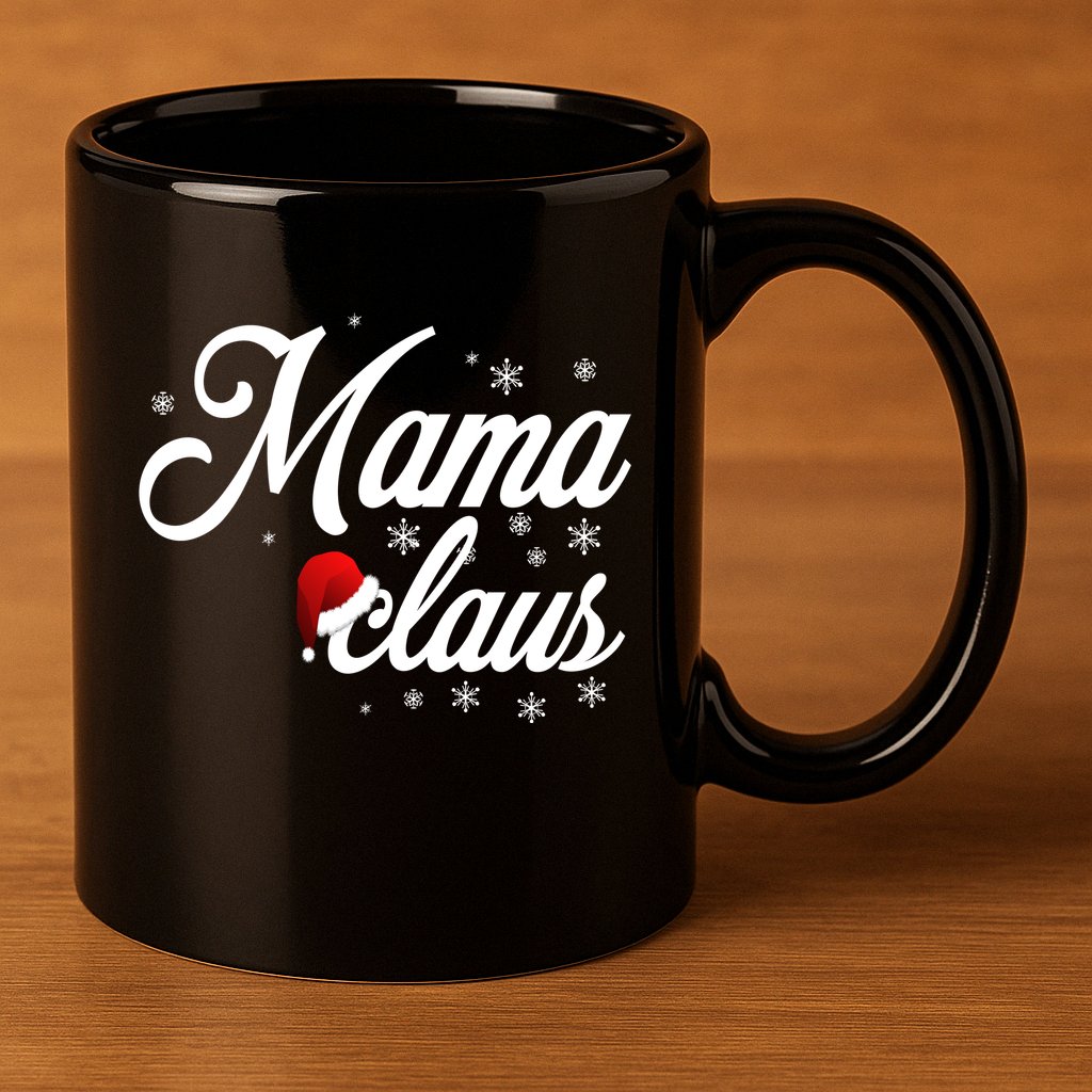 Mama Claus 11oz C Handle Ceramic Mug