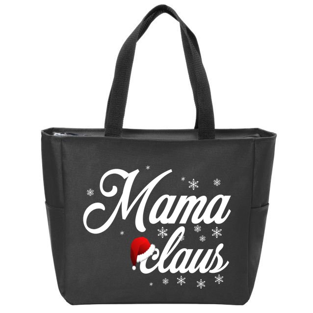 Mama Claus Zip Tote Bag