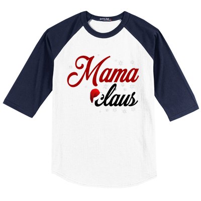 Mama Claus Baseball Sleeve Shirt