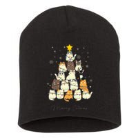 Merry Catmas  Short Acrylic Beanie