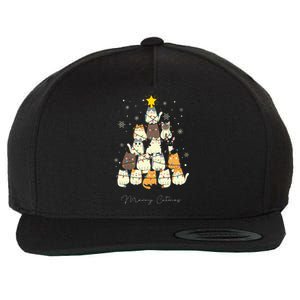 Merry Catmas  Wool Snapback Cap