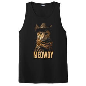 Meowdy Cat Meowdy Cowboy Cat Country Western PosiCharge Competitor Tank