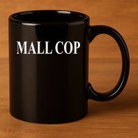 Mall Cop 11oz C Handle Ceramic Mug