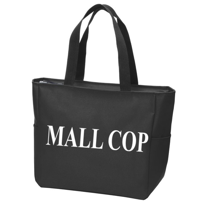 Mall Cop Zip Tote Bag