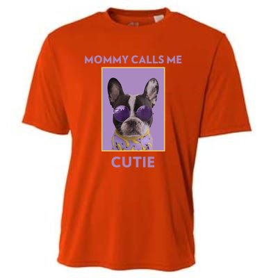 Mommy Calls Me Cutie Thank You Mom Gift Cooling Performance Crew T-Shirt