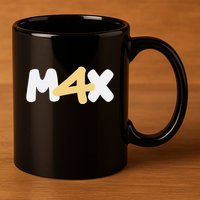 Max Championship 11oz C Handle Ceramic Mug