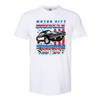 Motor City Muscle Cruisin Woodward Detroit To Pontiac 2024 Softstyle CVC T-Shirt