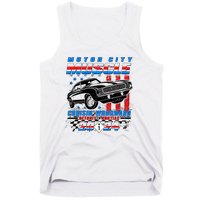 Motor City Muscle Cruisin Woodward Detroit To Pontiac 2024 Tank Top