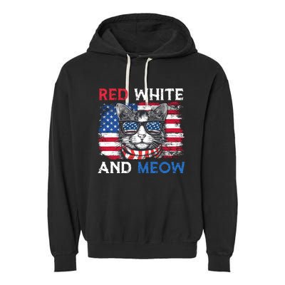 Meowica Cat Garment-Dyed Fleece Hoodie