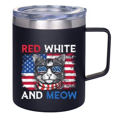 Meowica Cat 12oz Stainless Steel Coffee Mug