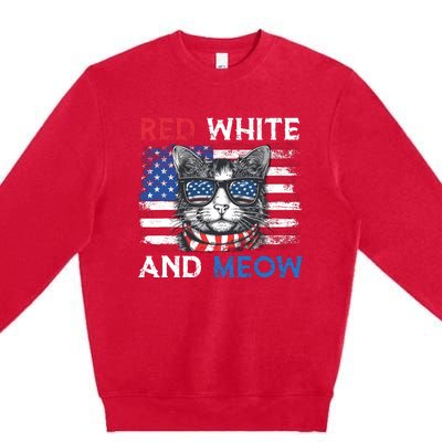 Meowica Cat Premium Crewneck Sweatshirt