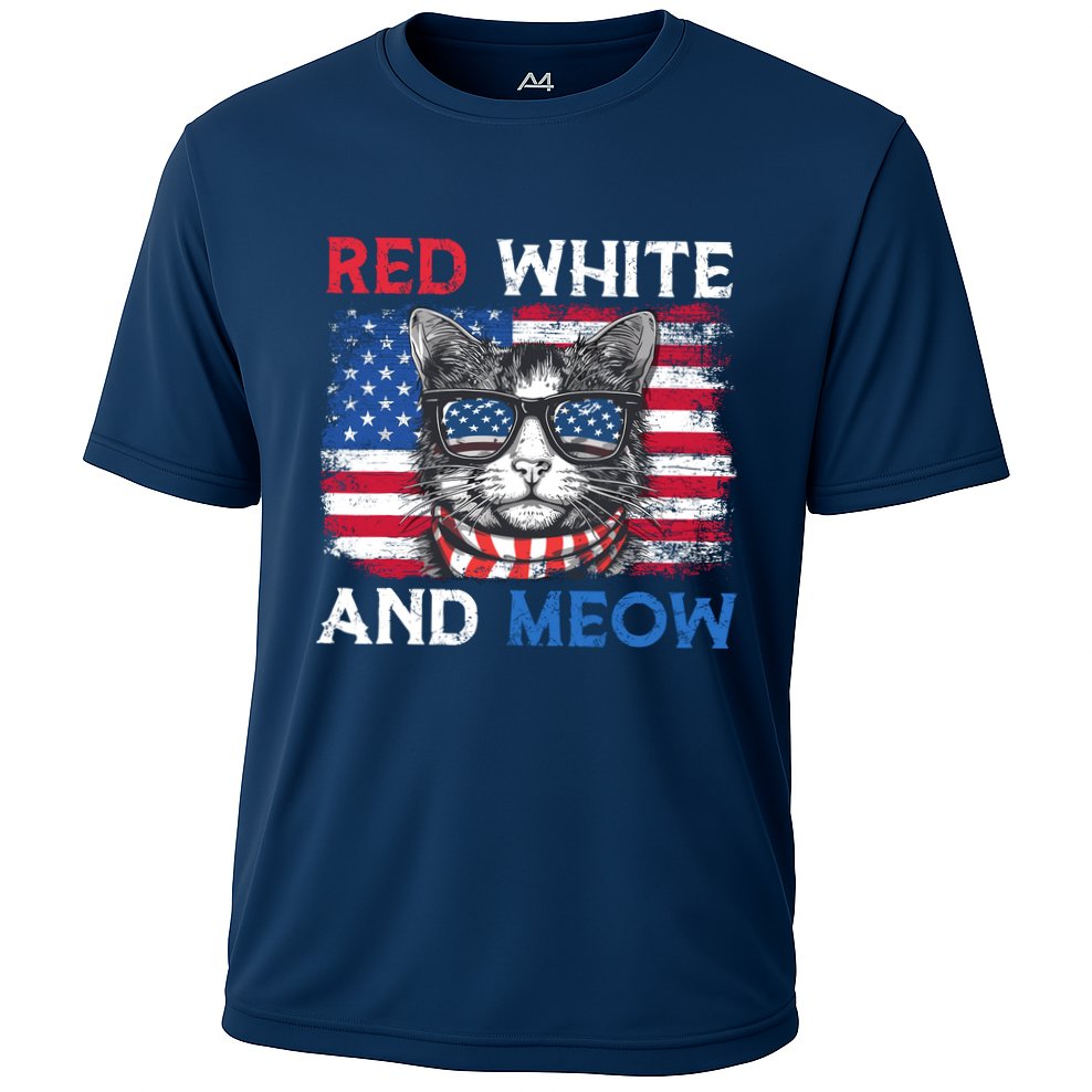 Meowica Cat Cooling Performance Crew T-Shirt