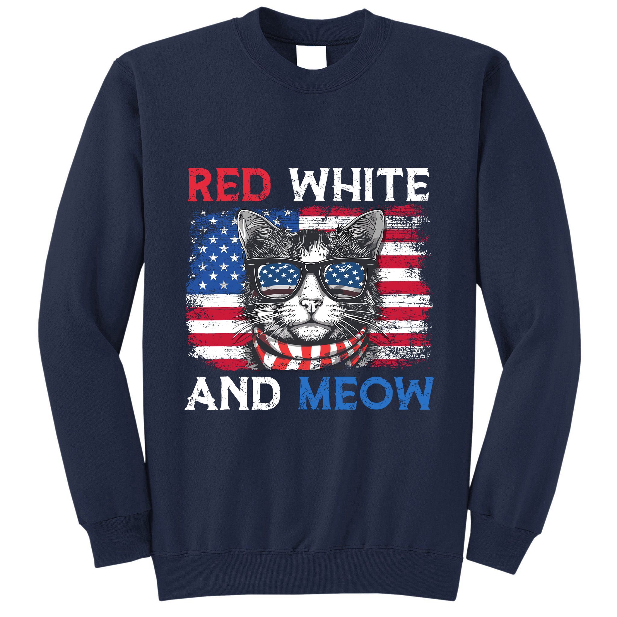 Meowica Cat Tall Sweatshirt