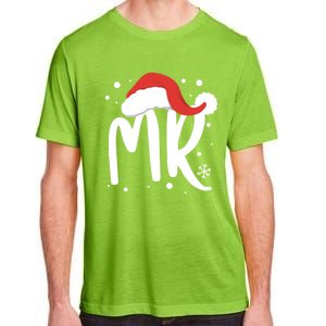 Matching Couples Mr Mrs Wedding Christmas Ugly Santa Hat Gift Adult ChromaSoft Performance T-Shirt