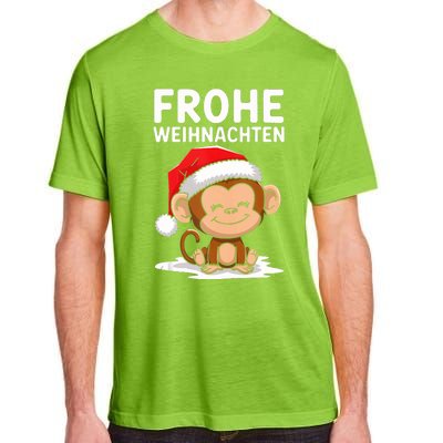 Merry Christmas Monkey Frohe Weihnachten Tank Top Adult ChromaSoft Performance T-Shirt