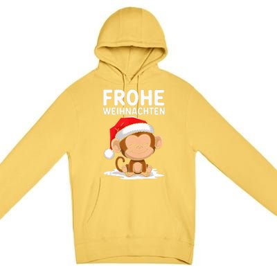 Merry Christmas Monkey Frohe Weihnachten Tank Top Premium Pullover Hoodie