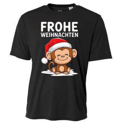 Merry Christmas Monkey Frohe Weihnachten Tank Top Cooling Performance Crew T-Shirt