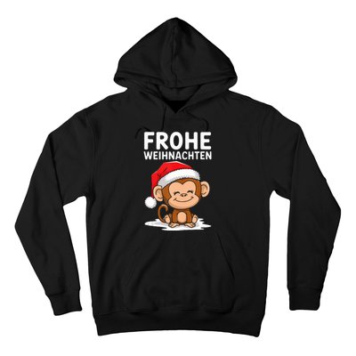 Merry Christmas Monkey Frohe Weihnachten Tank Top Hoodie