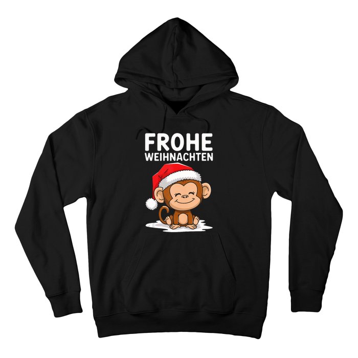 Merry Christmas Monkey Frohe Weihnachten Tank Top Hoodie