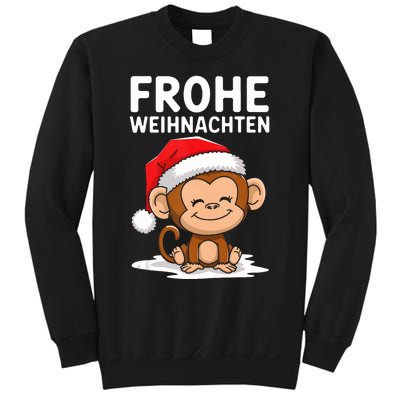 Merry Christmas Monkey Frohe Weihnachten Tank Top Sweatshirt