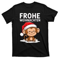 Merry Christmas Monkey Frohe Weihnachten Tank Top T-Shirt