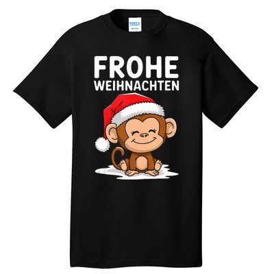 Merry Christmas Monkey Frohe Weihnachten Tank Top Tall T-Shirt