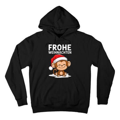 Merry Christmas Monkey Frohe Weihnachten Tank Top Tall Hoodie