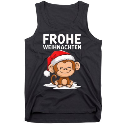 Merry Christmas Monkey Frohe Weihnachten Tank Top Tank Top