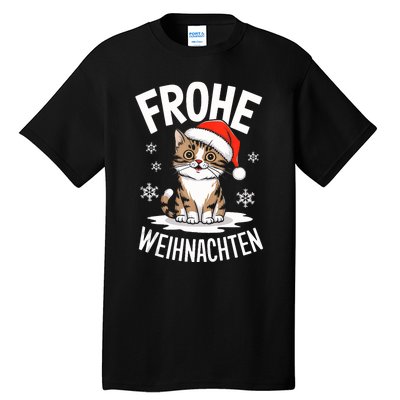 Merry Christmas Munchkin Cat Frohe Weihnachten Tank Top Tall T-Shirt