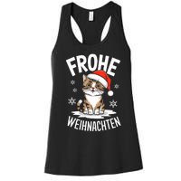 Merry Christmas Munchkin Cat Frohe Weihnachten Tank Top Women's Racerback Tank