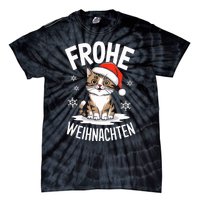 Merry Christmas Munchkin Cat Frohe Weihnachten Tank Top Tie-Dye T-Shirt