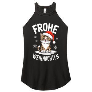 Merry Christmas Munchkin Cat Frohe Weihnachten Tank Top Women's Perfect Tri Rocker Tank