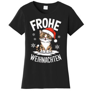 Merry Christmas Munchkin Cat Frohe Weihnachten Tank Top Women's T-Shirt