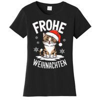 Merry Christmas Munchkin Cat Frohe Weihnachten Tank Top Women's T-Shirt