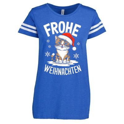 Merry Christmas Munchkin Cat Frohe Weihnachten Tank Top Enza Ladies Jersey Football T-Shirt