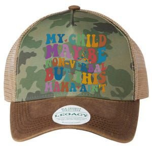 My Child May Be Nonverbal But This Mama Ain’T Autism Awareness Legacy Tie Dye Trucker Hat