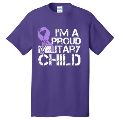 Military Child Month Purple Up Brat Tall T-Shirt