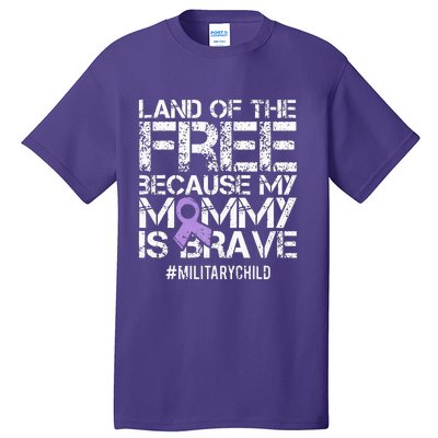 Military Child Month Purple Up Brat Tall T-Shirt