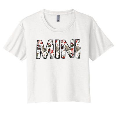 Mini Christmas Women's Crop Top Tee