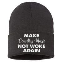 Make Country Music Not Woke Again Sustainable Knit Beanie