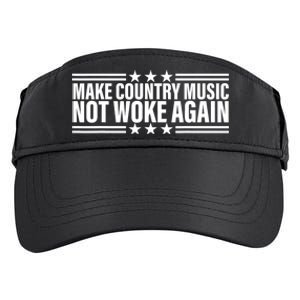 Make Country Music Not Woke Again Men Women Adult Drive Performance Visor