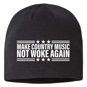 Make Country Music Not Woke Again Men Women Sustainable Beanie