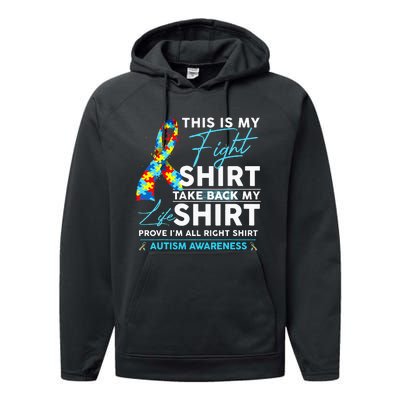 My Child May Be Non Verbal I May Be Nonverbal Autism Mom Performance Fleece Hoodie