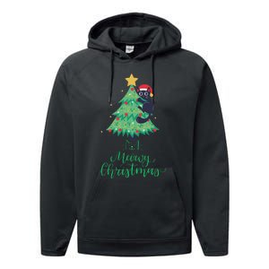 Meowy Christmas Performance Fleece Hoodie