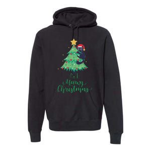 Meowy Christmas Premium Hoodie